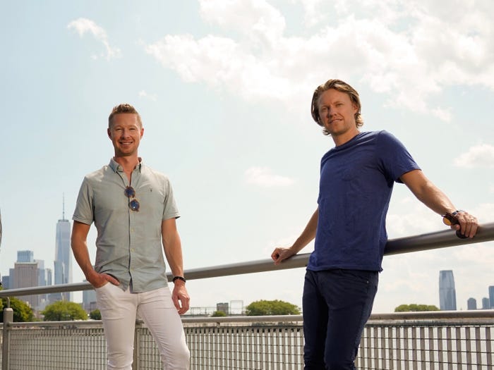 Alexander Hagerup and Kristoffer Røil, co-founders and CEOs of VIc.ai