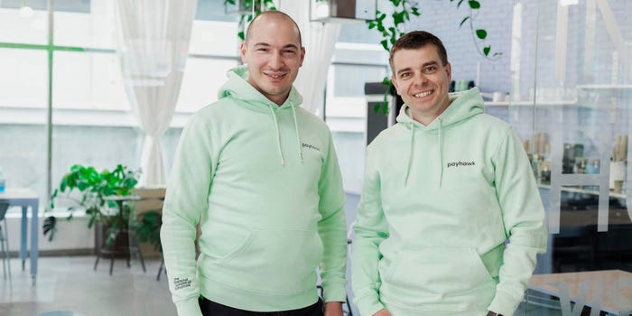 PayHawk founders Boyko Karadzhov and Hristo Borisov