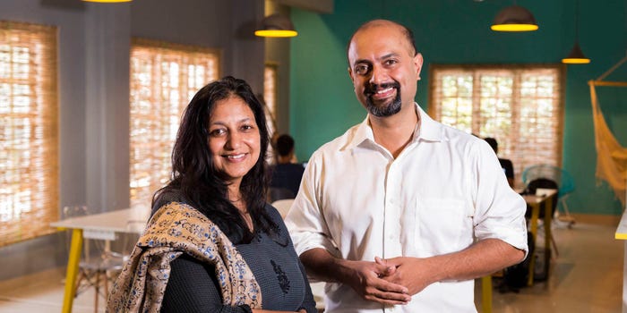 Wysa's cofounders Jo Aggarwal and Ramakant Vepati