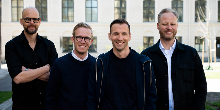 Willa cofounders Peter Blom, Aron Levin, CEO Kristofer Sommestad, and Stefan Pettersson