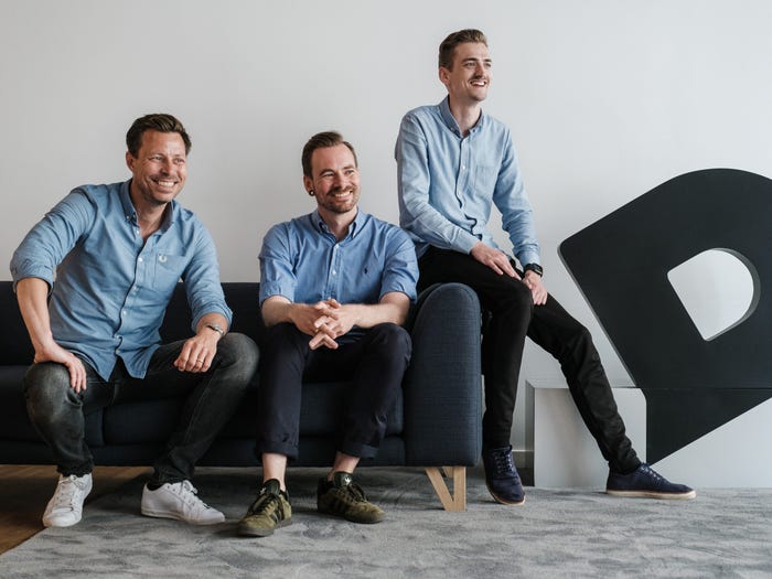 Co-founders: Mads Fosselilus, CEO, Jakob Nederby Nielsen, director of engineering, Krisztian Tabori, head of CX Incubation.