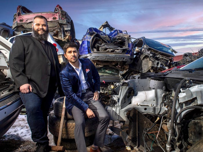 PainWorth founders amid car wreckage