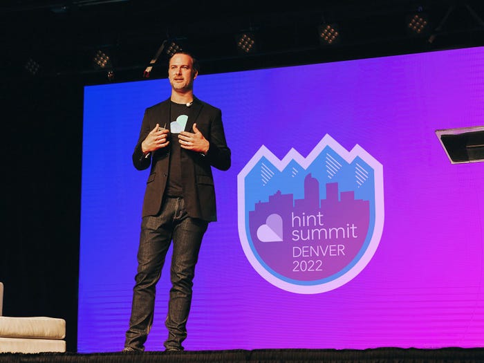 Hint Health CEO Zak Holdsworth at Hint Summit 2022 in Denver