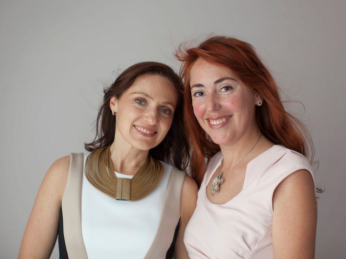 The Good Face Project co-founders, Iva Teixeira and Lena Skliarova-Mordvinova