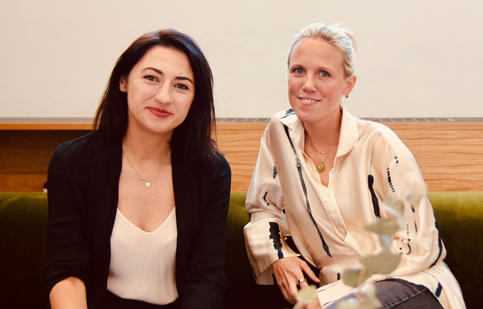 Lubomila Jordanova (CEO of Plan A, left) and Julie Kainz (Partner at Lightspeed Venture Partners)